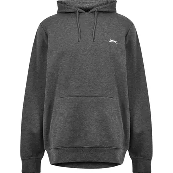 Pánská mikina Slazenger Fleece pánská mikina Charcoal Marl L