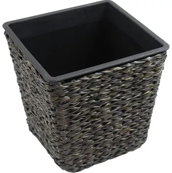 Květináč Květináč umělý vodní hyacint čtverhranný 35x35x32