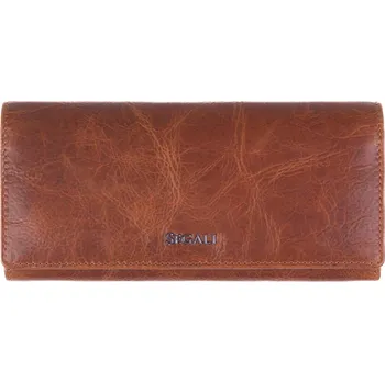Segali SG-7066L dámská kožená peněženka koňaková
