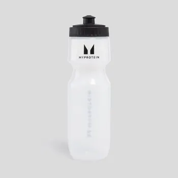 Láhev MyProtein Sportovní Láhev na vodu, Čirá/Černá, 650 ml