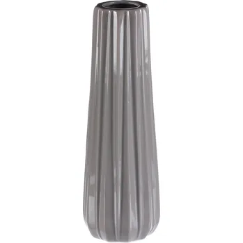 Váza Váza keramická - glazovaná, tmavá šedo-krémová - HB504 GREY DK-L