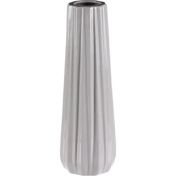 Váza Váza keramická - glazovaná, světlá šedo-krémová - HB504 GREY LT-L