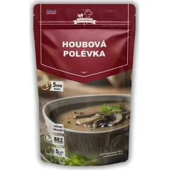 FREEZE DRY COMPANY s.r.o. Houbová polévka s velkými kousky hub - FDC mrazem sušené Lyo