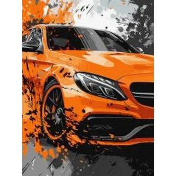 Set školních potřeb Malowanie po numerach - Jaskrawa siła 30x40cm