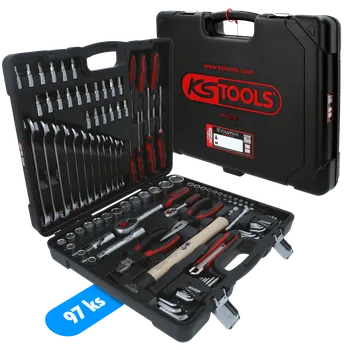 Gola sada KS TOOLS Univerzální sada nářadí 1/4"+1/2" - 97 - dílná
