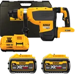 DEWALT 54V XR FLEXVOLT SDS-Max 13,3 J akumulátorové kombinované kladivo, 2x 9,0 Ah DCH735X2-QW