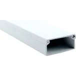 Lišta na kabely Malpro, 15x10, bílá - 1 m (D1001)