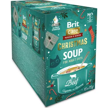 Krmivo pro kočku Brit Care Cat Christmas Beef Soup 75g (ODBĚR 15 KS)