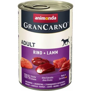 Krmivo pro psa Konzerva Animonda GranCarno hovězí + jehně 800 g