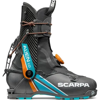 Skialpinistické vybavení Skialpové boty Scarpa Alien 1.0 carbon/black