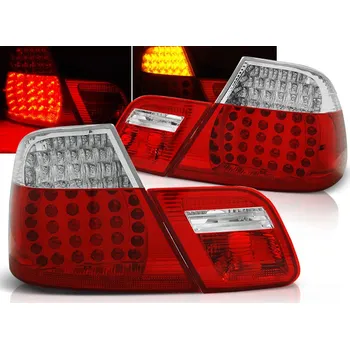 Zadní světlomet LED ZADNÍ SVĚTLA ČERVENÁ BÍLÁ pro BMW E46 04.99-03.03 COUPE