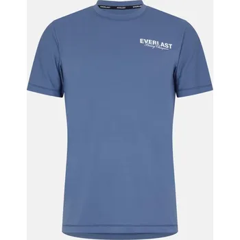 Pánské tričko Everlast Stripe Poly T-Shirts Mens Blue M