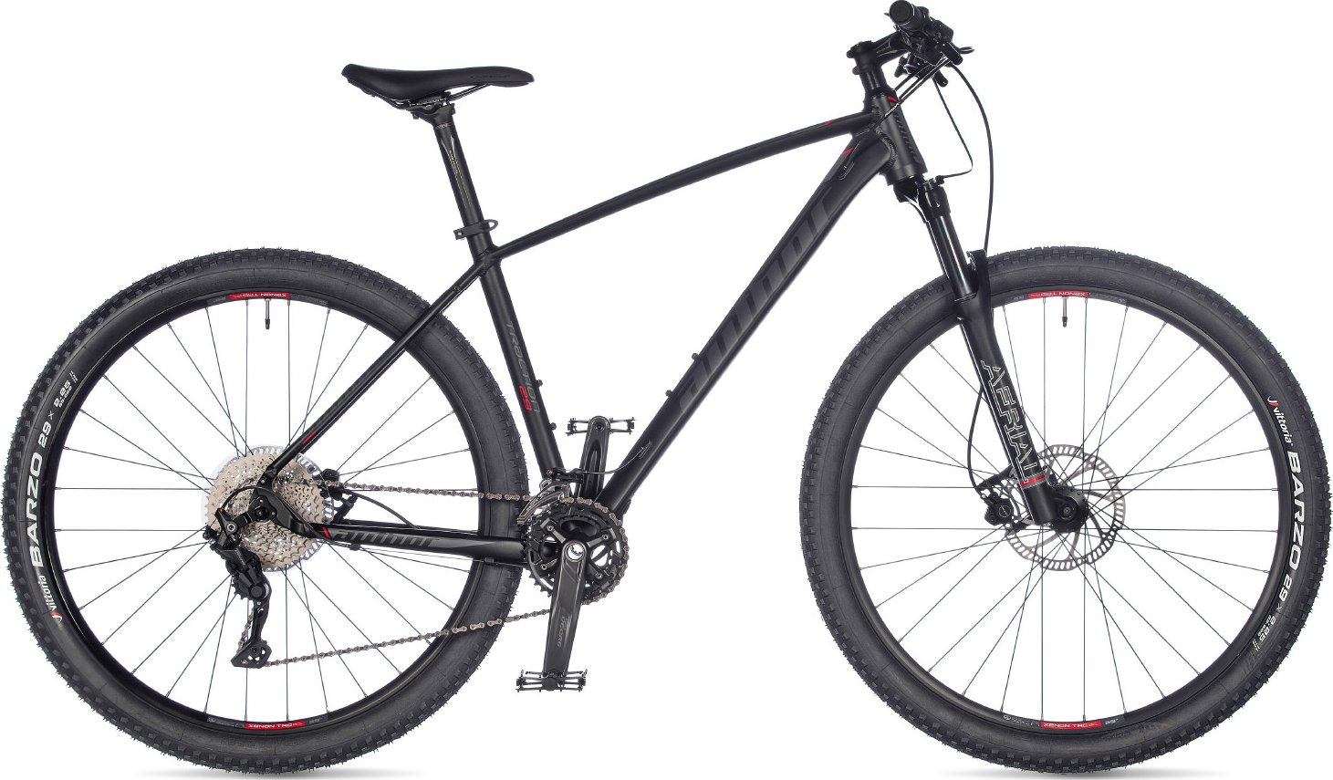 Traction 29 2023 19" černá-matná/červená Author MTB 29"kolo
