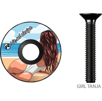 Hlavové složení ře:sel, designová krytka (karbon) + šroub (dural), hlavové složení