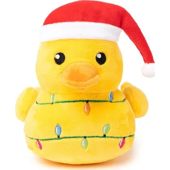 Hračka pro psa FuzzYard Plyšová vánoční hračka pro psy Merry Quackmas 18 cm