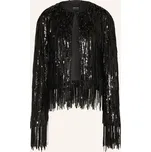 Marc Cain Dámská Bunda Hranatého Střihu S Flitry, 900 black, 38