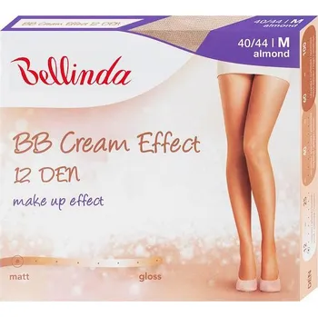 Oblečení a móda BB cream punčochy s make up efektem BB CREAM 12 DEN - BELLINDA - almond M