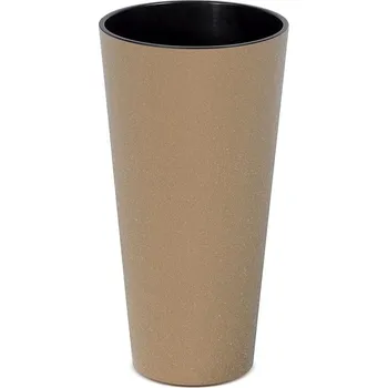 Květináč Květináč Tubus Slim přírodní, varianta 30 cm