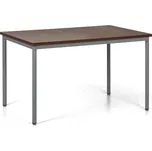 Jídelní stůl TRIVIA, 120x80 cm, tmavě šedá podnož, ořech 192367410
