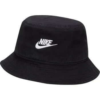 Kšiltovka Nike Apex Futura Washed Bucket Hat Black/White Med