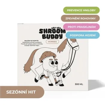 Kosmetika pro koně Shroom Buddy Horses - balzám na kopyta 500 ml