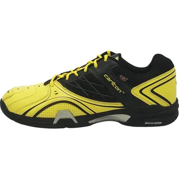 Pánská tenisová obuv Carlton Xelerate Mens Court Shoes Black/Yellow 15 (51)