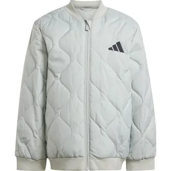 Chlapecké oblečení adidas Lk Lt Pad Jkt Jn99 Silver/Black 7-8 Years