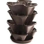 Kaskáda závěsná FELICIE 4 patra - Hnědá