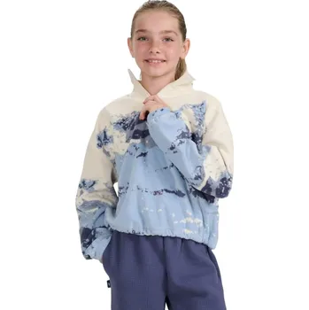 Pánská mikina Dívčí lyžařská flísová mikina 4F JUNIOR-FLEECE F343-4FJWAW25TFLEF343-90A-MULTICOLOUR ALLOVER Mix 164