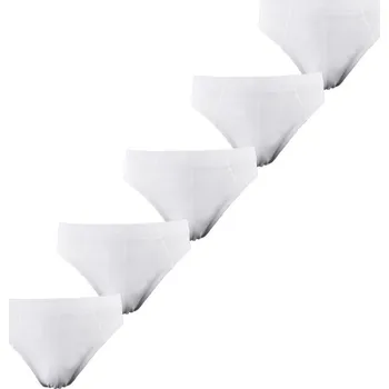 Boxerky Donnay Essential Mens 5-Pack Briefs White Small