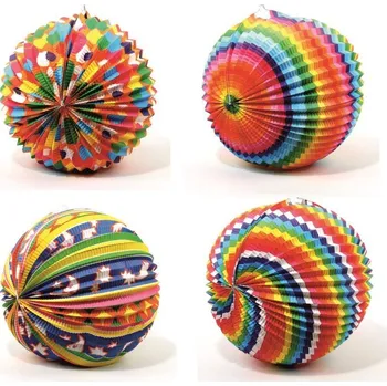 Lampion kulatý 30cm mix 4 motivů 0630