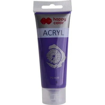 Výtvarná barva Akrylová barva 75ml, Fialová, Happy Color 6