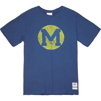 Pánské tričko Mitchell & Ness Mitchell and Ness University od Michigan Slub SS Tee Velikost oblečení: XL