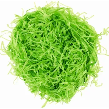 Vánoce Tráva dekorační papírová zelená