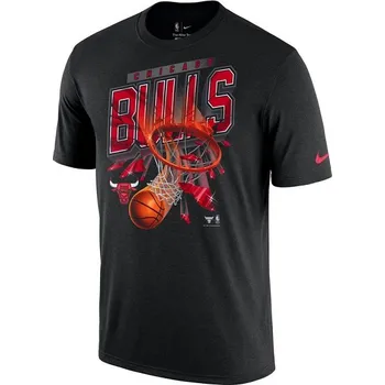 Pánské tričko Nike NBA Chicago Bulls Courtside Tee Velikost oblečení: S