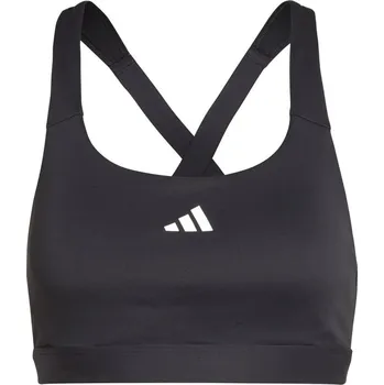 Kalhotky adidas TLRDREACT Training High-Support Bra Black/White L C-D