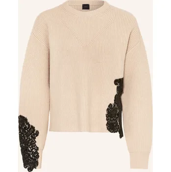 Dámský svetr Pinko Dámský Svetr Piemonte S Krajkou, béžová / černá, 34