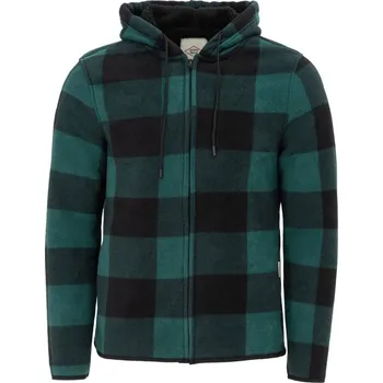 Pánská casual bunda Lee Cooper Zip Mens Sherpa Jacket Green L