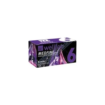 Injekční stříkačka MEDTRUST Wellion MEDFINE jehly inz.pera 0.25x6mm 31G 100ks