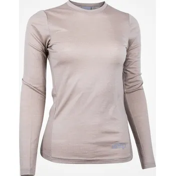 Dámské tričko UHIP Triko vlněné Merino UHIP, s dlouhým rukávem, unisex, taupe sand 48