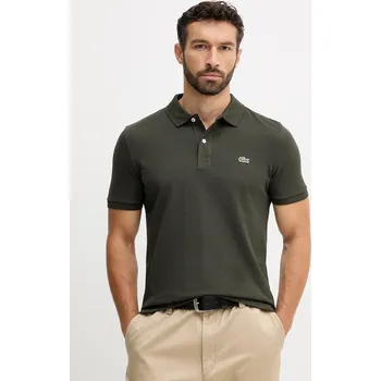 Bavlněné polo tričko Lacoste PH4012 zelená 77D, vel. S
