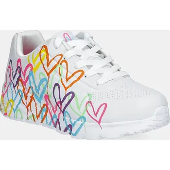 Chlapecké tenisky Dětské sneakers boty Skechers UNO LITE 314064L bílá 00X, EUR 37.5