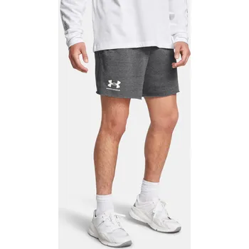 Pánská móda Pánské kraťasy Under Armour UA Rival Terry 6in Short 1382427-025 Šedá XXL