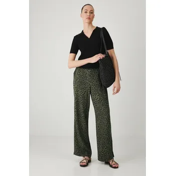 Dámské kalhoty Kalhoty Medicine dámské, zelená barva, široké, high waist RS25.SPD803 87A, vel. XS