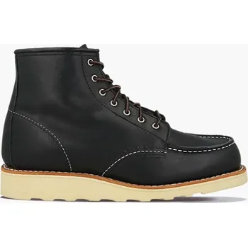 Dámské kozačky Kožené kotníkové boty Red Wing 6-inch Moc Toe, 39, černá, 99X
