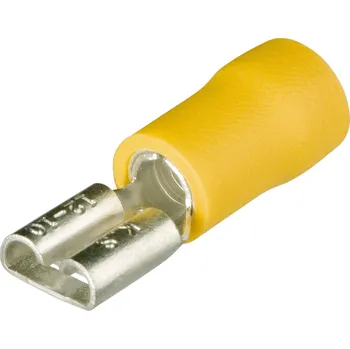 KNIPEX Dutinka nástrčná, plochá, izolovaná žlutá