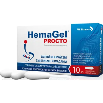 Intimní hygienický prostředek VH Pharma HemaGel Procto II 10 ks