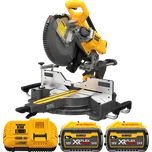 DEWALT 54V XR FLEXVOLT Aku pokosová pila kotouč 305 x 30 mm, 2x 9,0 Ah DCS781X2-QW