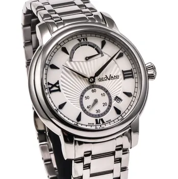 Hodinky GEOVANI Pánské Automatické hodinky 42 mm - GORA595-SS-1