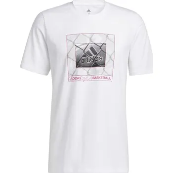 Pánské tričko Adidas Chainlink Badge of Sport Graphic Tee Velikost oblečení: S